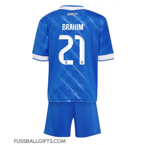 Real Madrid Brahim Diaz #21 Fußballbekleidung 3rd trikot Kinder 2025-26 Kurzarm (+ kurze hosen)